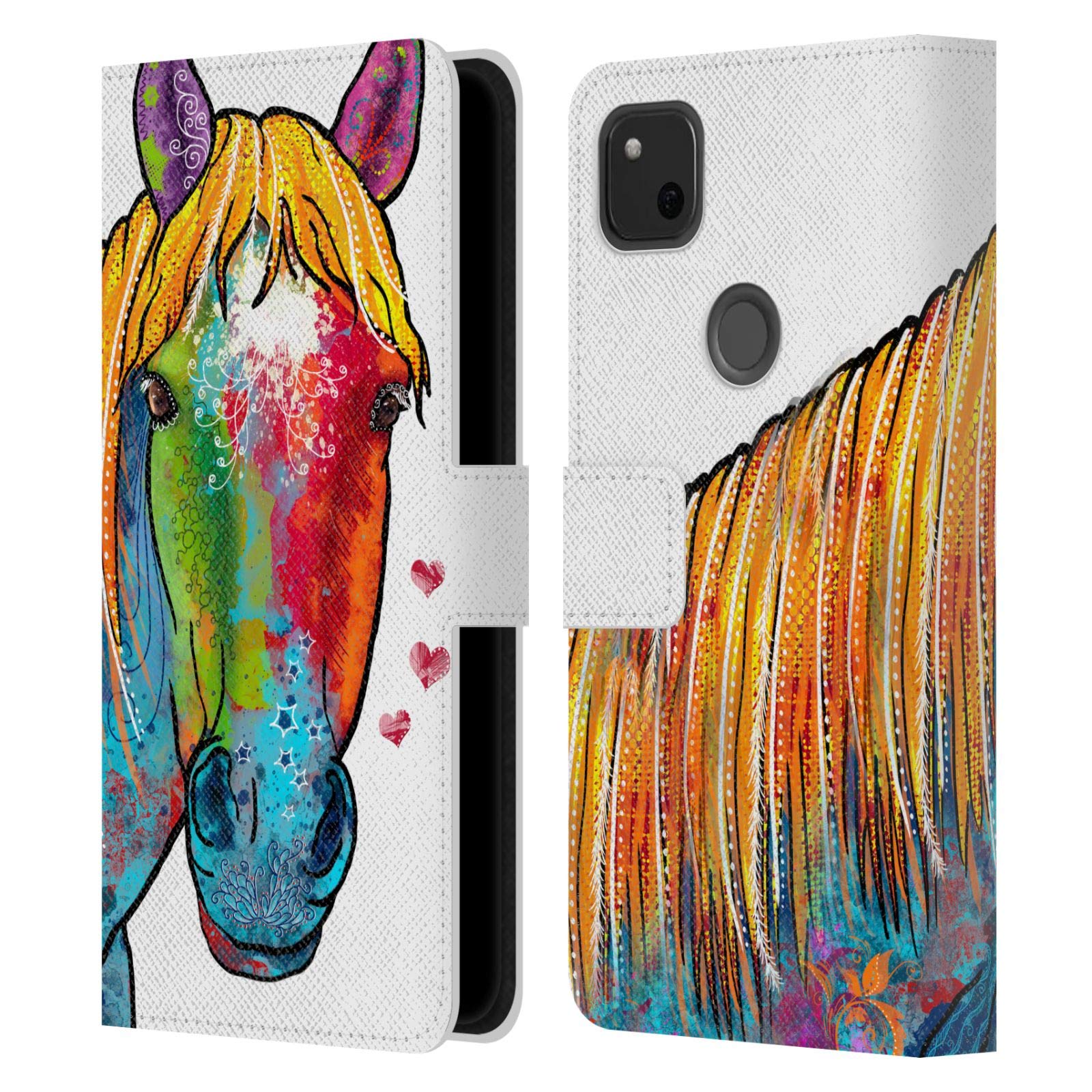 Duirwaigh Horse Leather Wallet Case for Google Pixel 4a - Stylish & Protective Phone Cover for Everyday Use