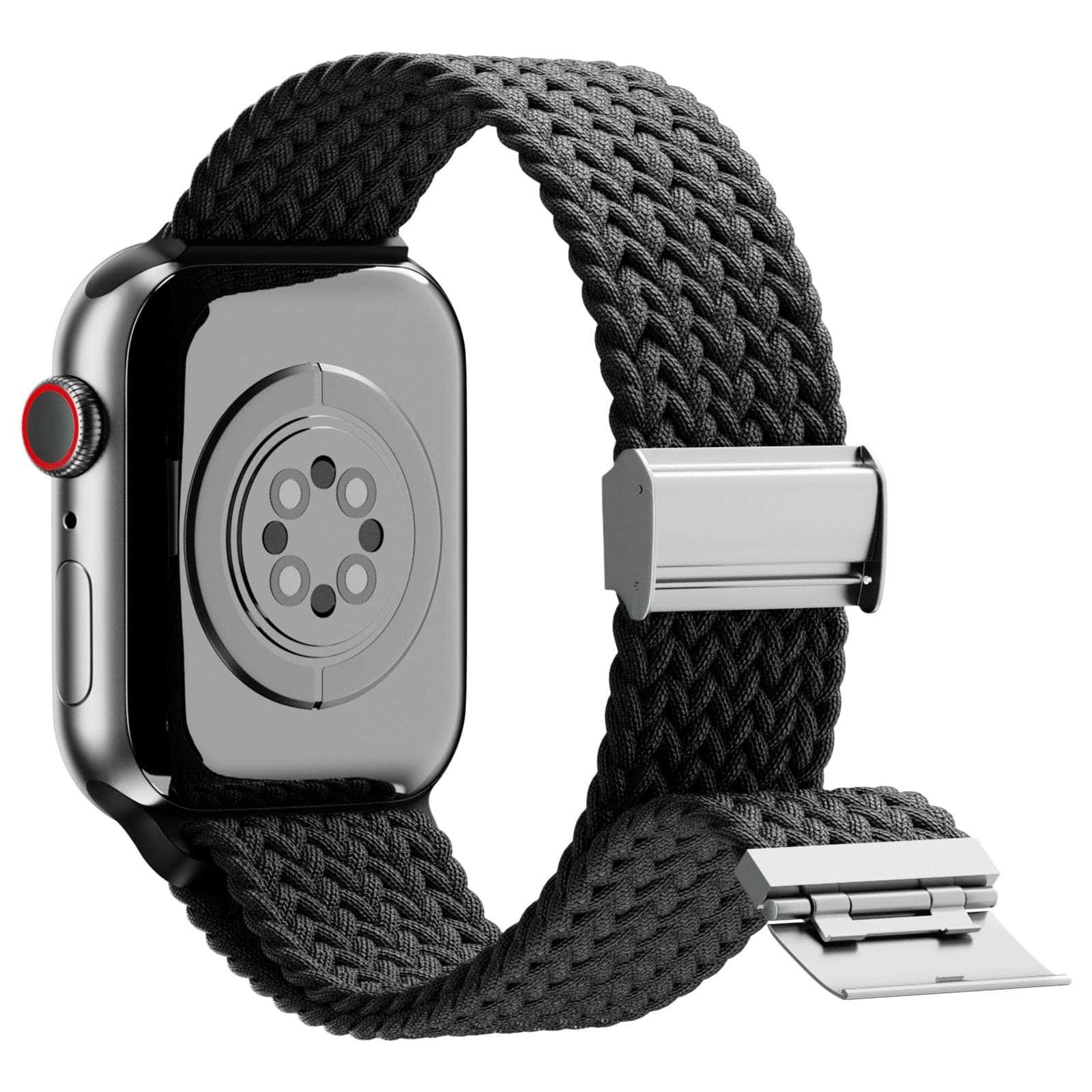 Braided Solo Loop Apple Watch Band - Comfortable & Stretchy Sport Strap for Workouts, Running & Everyday Wear