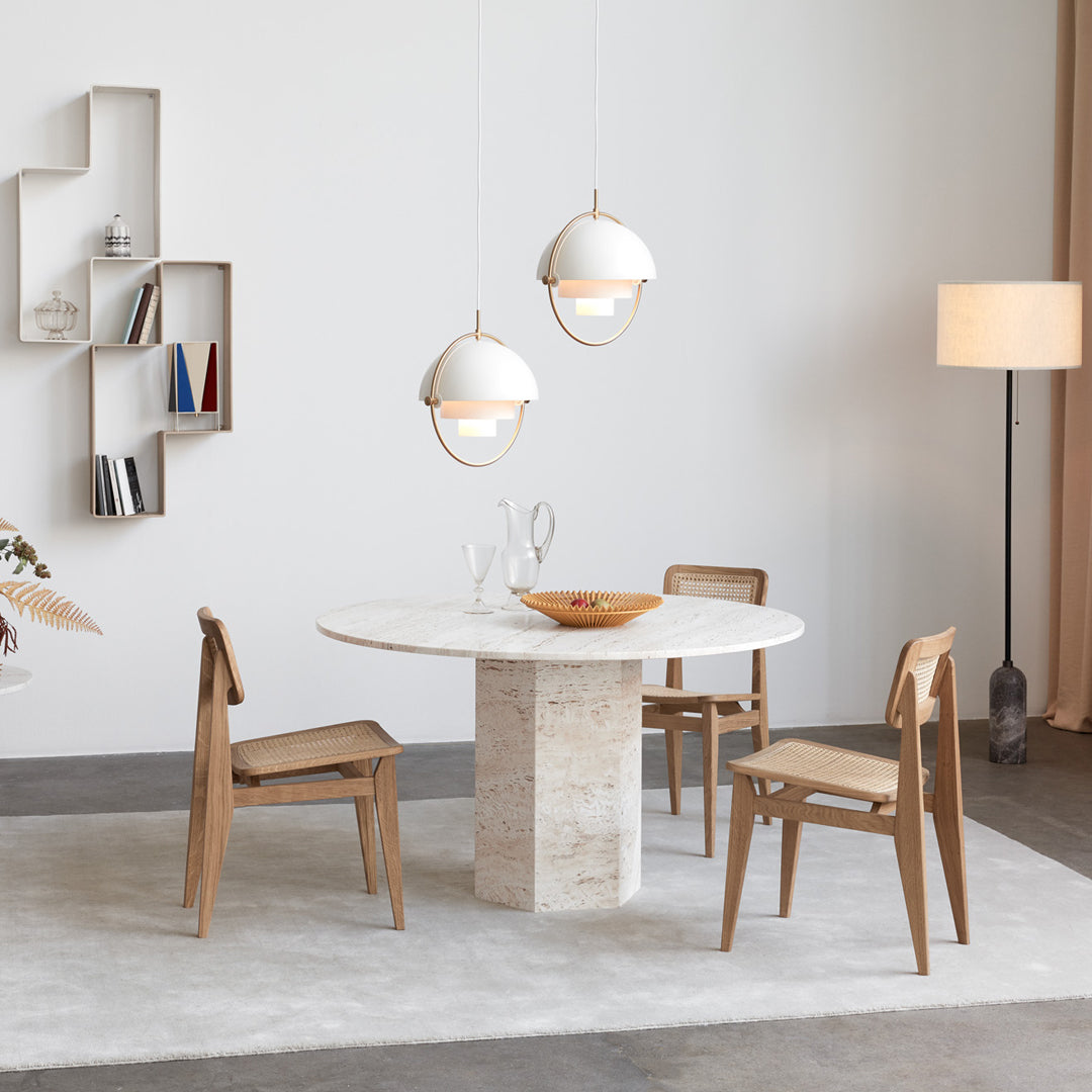 Stylish Modern Wooden Dining Table for 6 - Elegant Home Furniture for Dining Room, Kitchen & Entertaining - Perfect for Family Gatherings & Dinner Parties