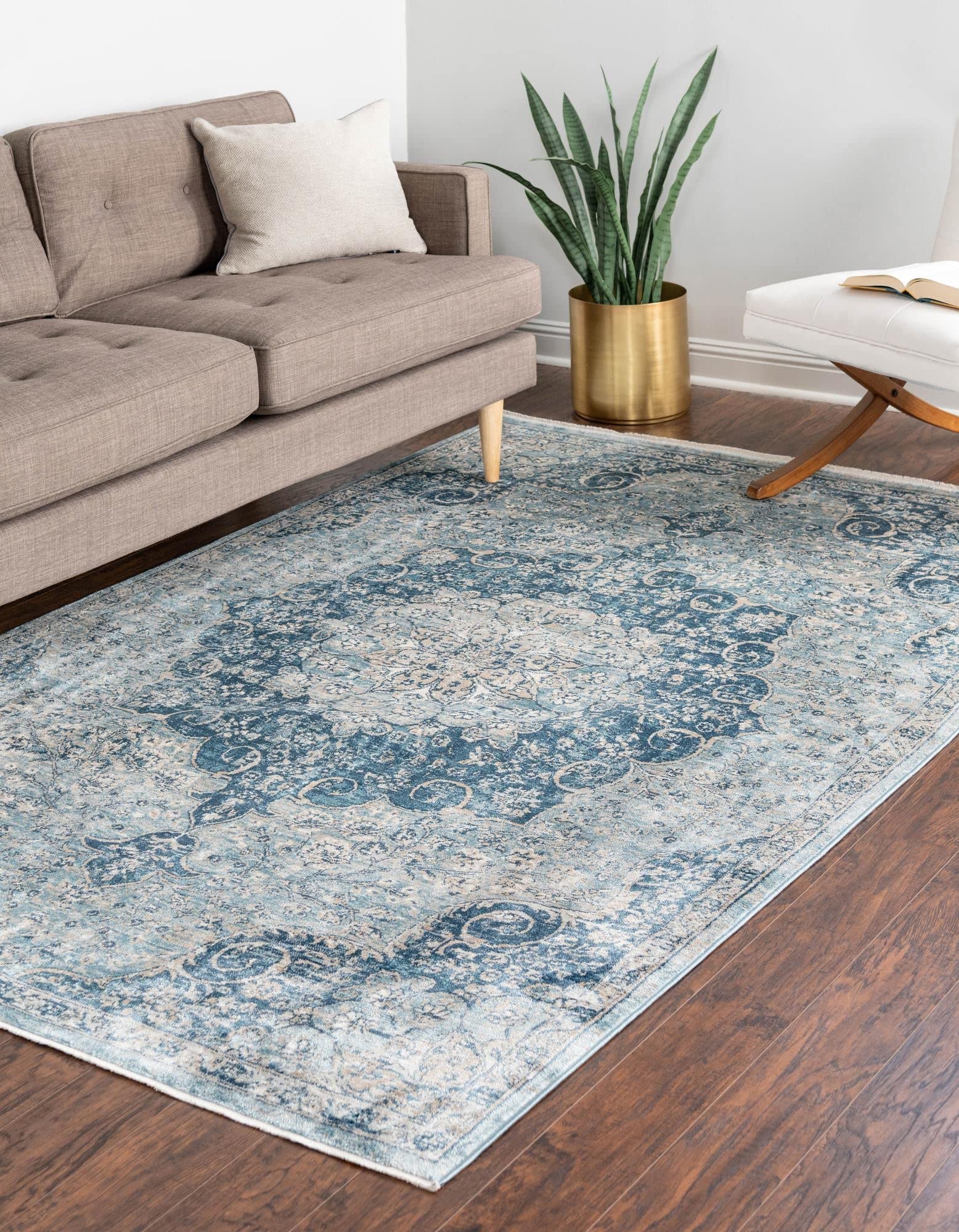 Unique Loom Newport Collection Area Rug - Elms Design 5'3