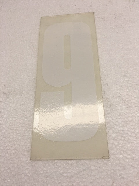 Number Stickers - White with Transparent Background for DIY Crafts, Scrapbooking, and School Projects