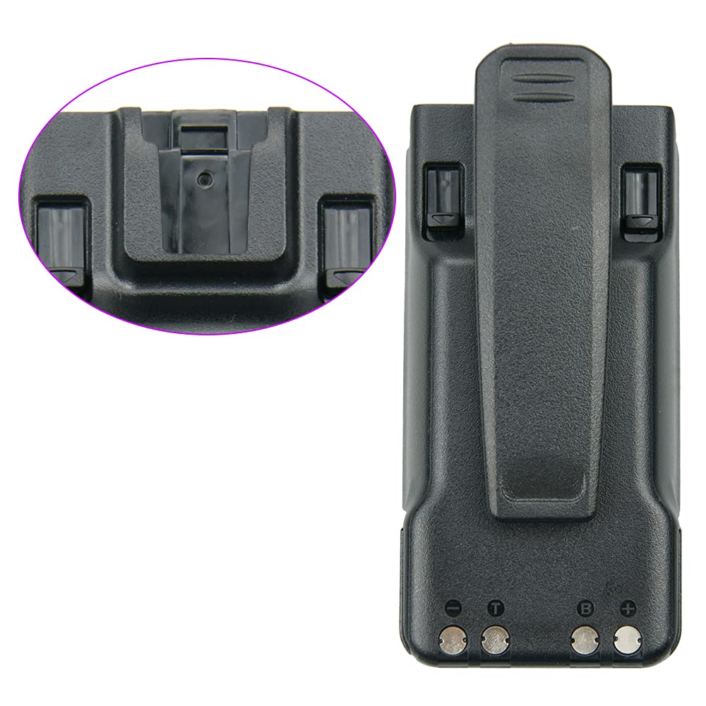 ICOM BP-279 BP-280 BP-280LI Walkie Talkie Belt Clip (10 Pack) - Secure Radio/Battery Holder for Construction, Security & Outdoor Activities