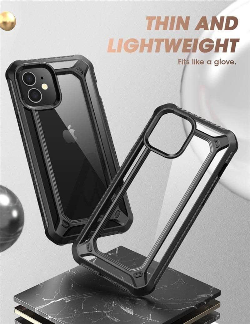 iPhone 12 6.1 Inch (2020) SUPCASE UB EXO Series Premium Hybrid Protective Clear Case - Shockproof & Scratch Resistant for Everyday Use, Outdoor Activities & Travel Protection