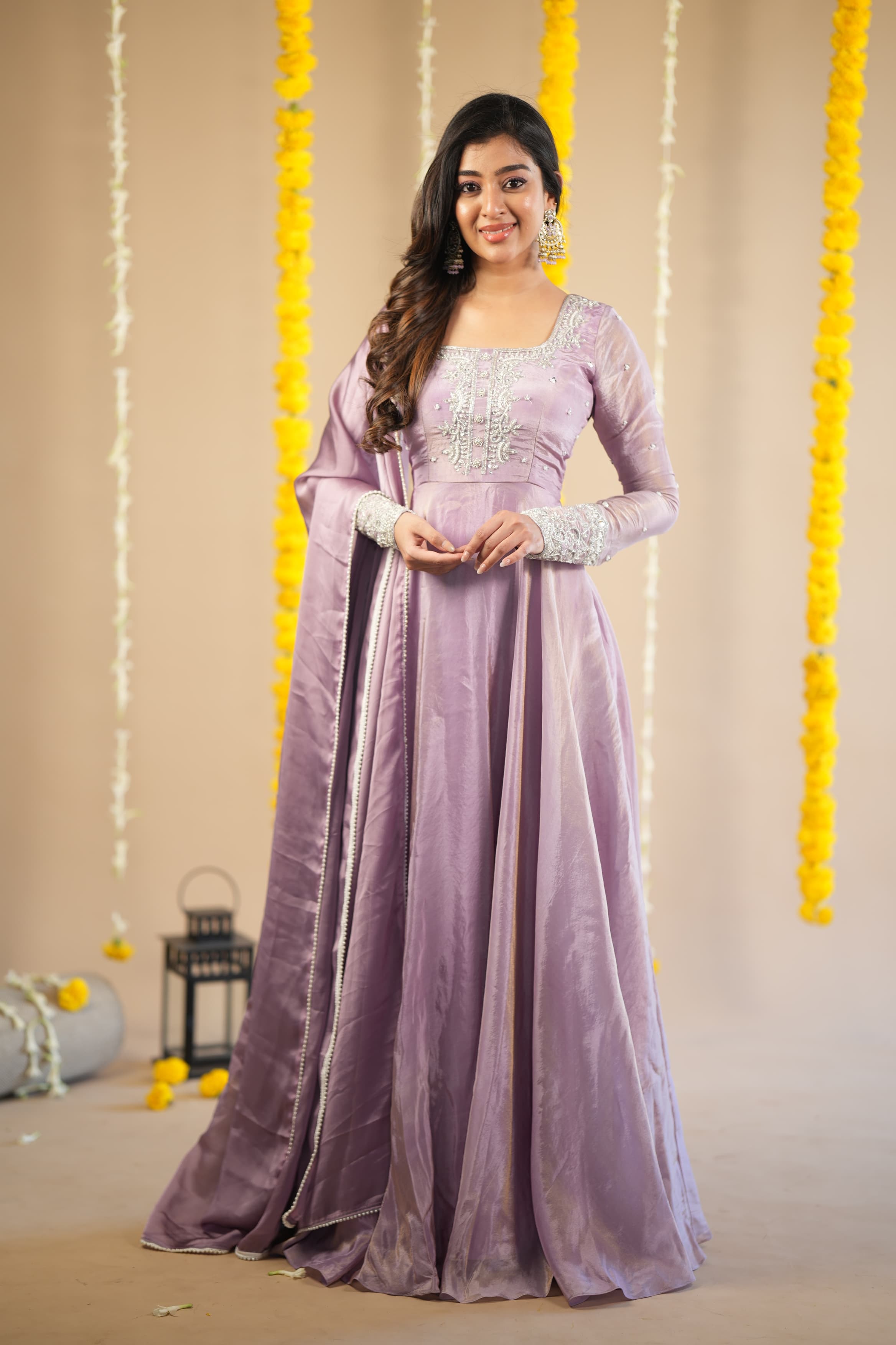Malini Premium Designer Anarkali Dress for Women | Elegant Indian Party Wear | Perfect for Weddings, Festivals & Special Occasions