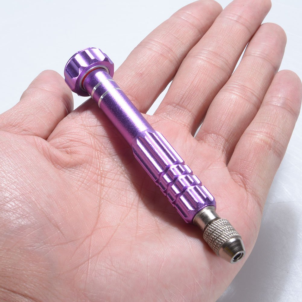 Alician 5-in-1 Magnetic Precision Screwdriver Set | Alloy Steel Disassembly Tools for iPhone, Samsung, Electronics Repair | Perfect for DIY Phone Fixing & Small Device Maintenance (Violet)
