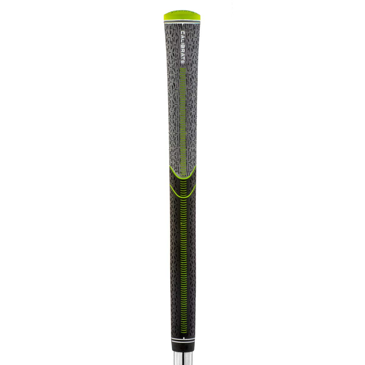 Lamkin ST +2 Hybrid Calibrate Midsize Golf Grips - 13 Piece Ribbed Reminder Golf Grip Pack in Black/Charcoal | Perfect for Improved Swing Control and Comfort on the Course
