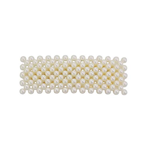 3-Piece Iskrra Metal Pearl Hair Clips for Women and Girls - Elegant Gold Hairpins for Wedding, Party & Everyday Styling