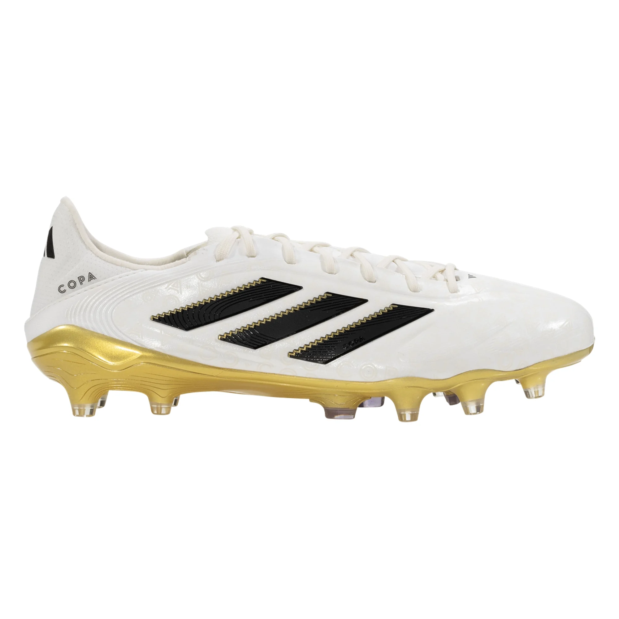 Adidas Copa Pure III Elite FG Soccer Cleats for Men - Zero Metallic/Black/Gold Metallic | Firm Ground Football Boots for Professional Players & Training | Perfect for Matches, Practice & Outdoor Sports