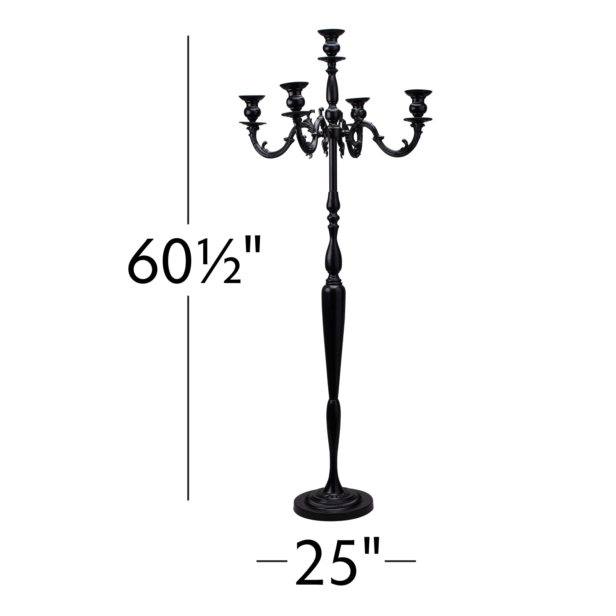 5-Arm Gold Candelabra - 60.5