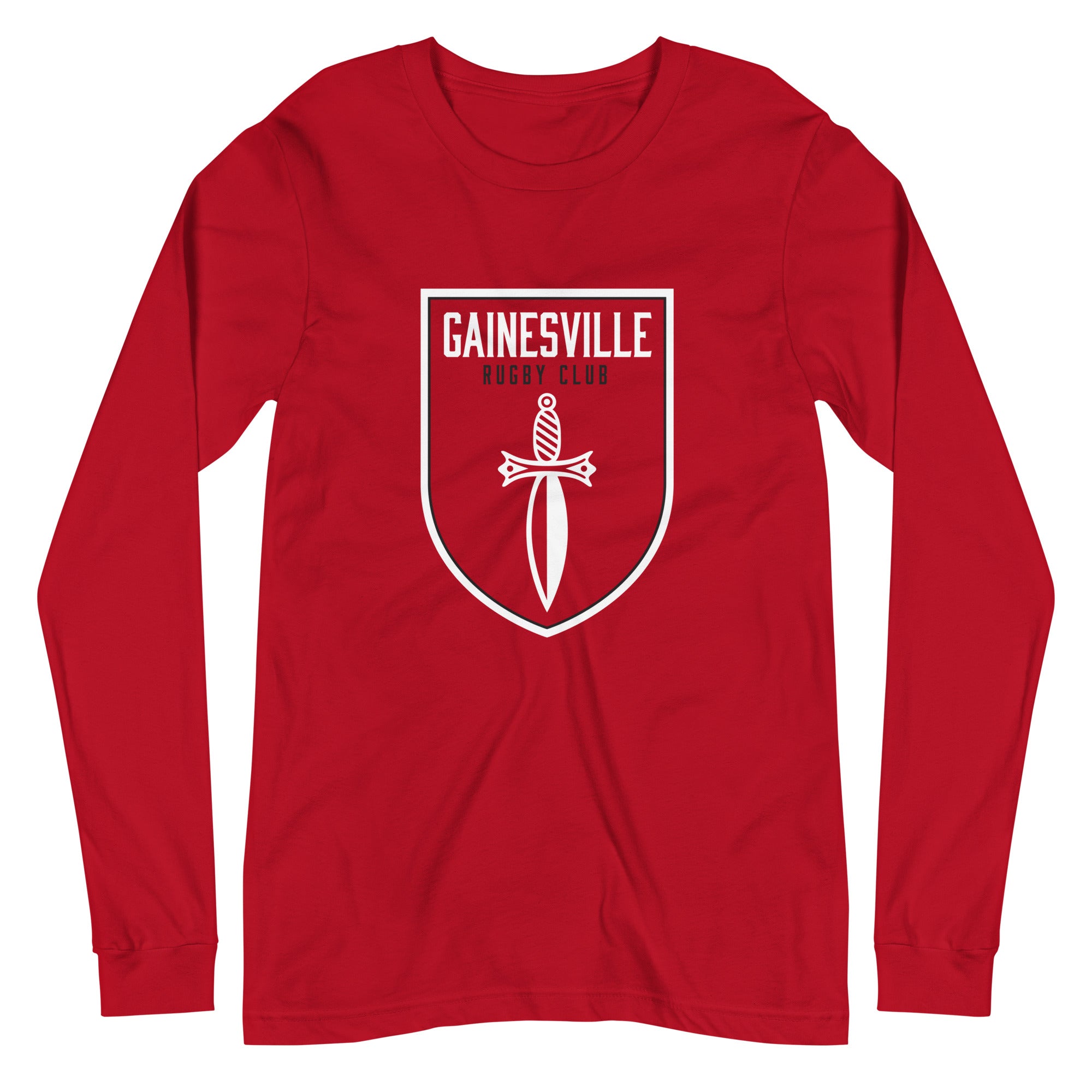 Gainesville Spartans RFC Long Sleeve Social T-Shirt - Comfortable & Stylish Rugby Apparel for Fans, Team Spirit & Casual Wear