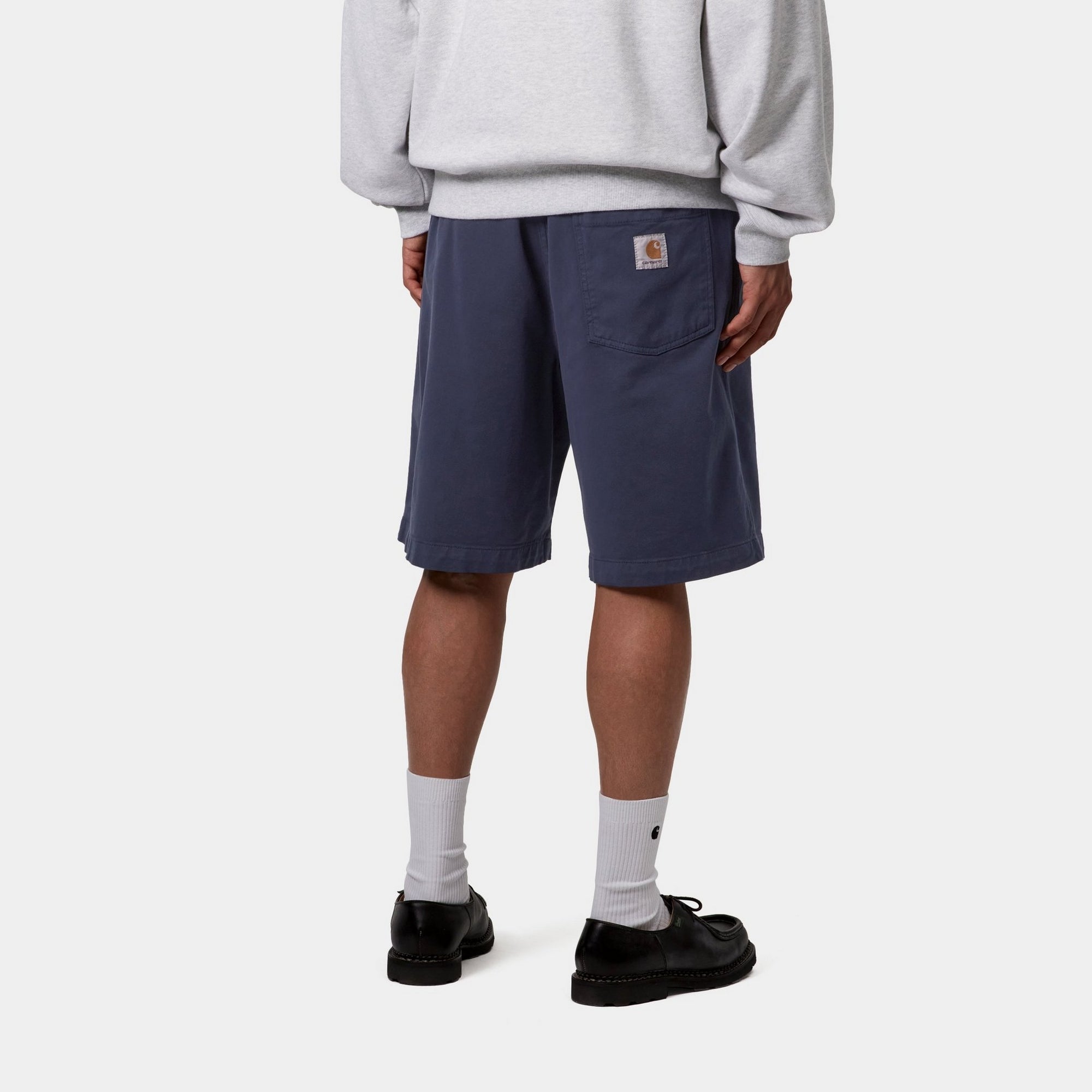 Floyde Shorts for Men - Premium Blue Garment-Dyed Casual Shorts | Perfect for Summer, Beach, Gym & Outdoor Activities