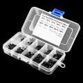 FTVOGUE 240-Piece Socket Head Cap Screw Assortment Kit - M3 to M8 Allen Hex Grub Screws DIN916 Standard - Perfect for DIY, Furniture Assembly, Machinery Repair & Automotive Maintenance
