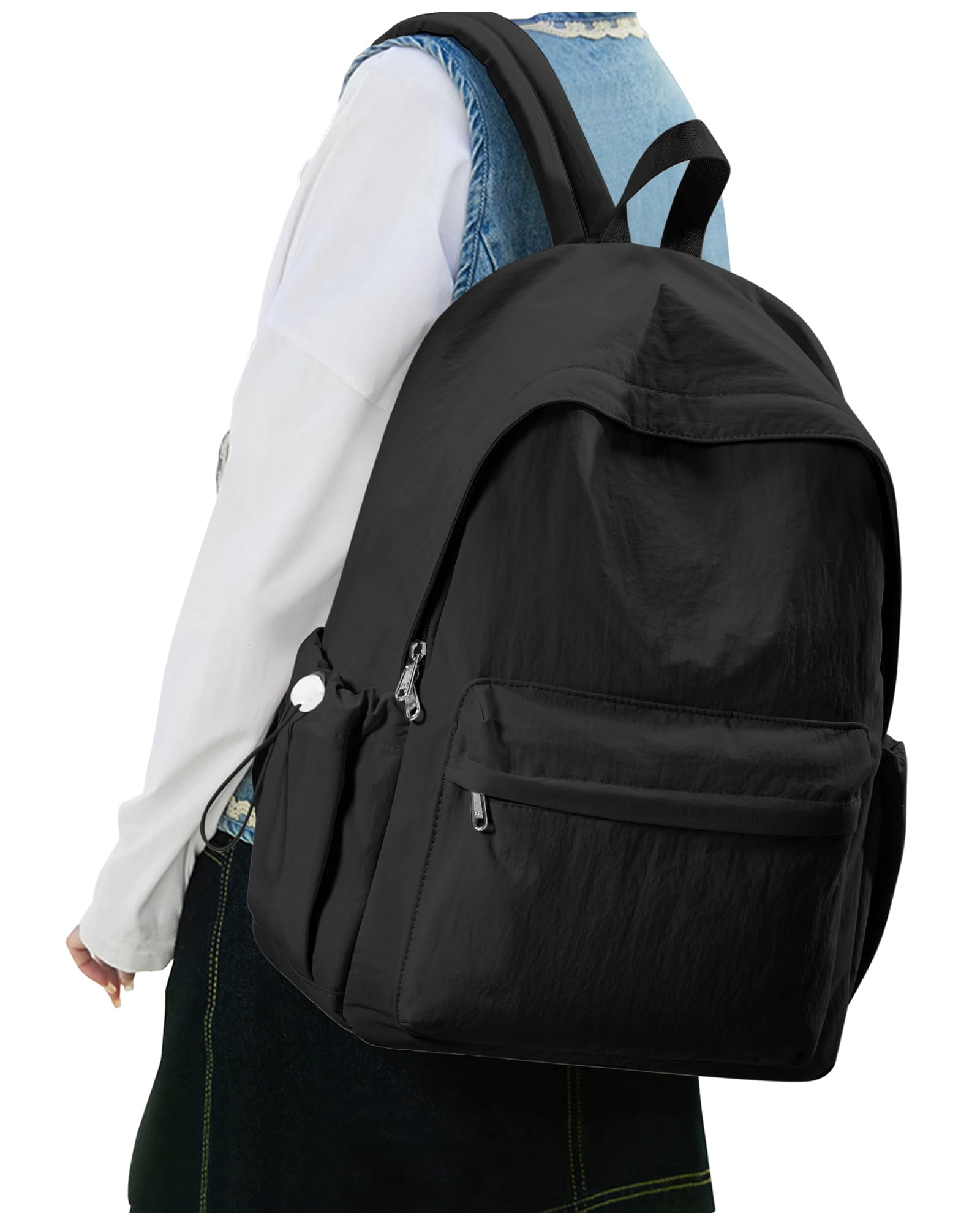 VGOCO Durable Waterproof Backpack for School, Travel & Hiking - Lightweight Laptop Backpack with USB Charging Port & Anti-Theft Design - Perfect for Students, Commuters & Outdoor Adventures