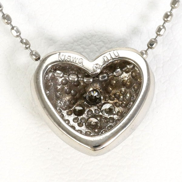 18K White Gold Diamond Necklace for Women - Elegant & Timeless Jewelry Gift for Anniversary, Wedding, or Special Occasions