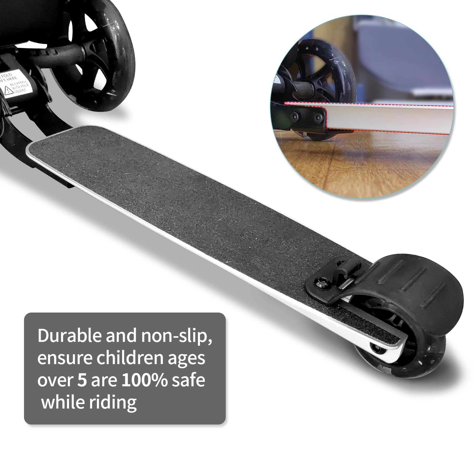 ALVOD Kids Scooter Suitcase with LED Light Wheels - Lightweight Travel Luggage for Children | Perfect for Airports, School Trips & Family Vacations