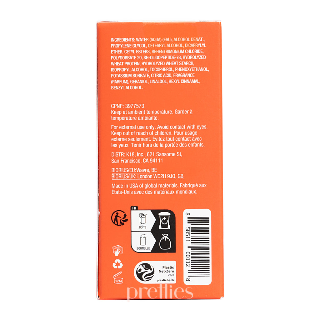 K18 Leave-In Molecular Repair Hair Mask 50ml - Deep Conditioning Treatment for Damaged Hair - Perfect for Salon-Quality Hair Care at Home