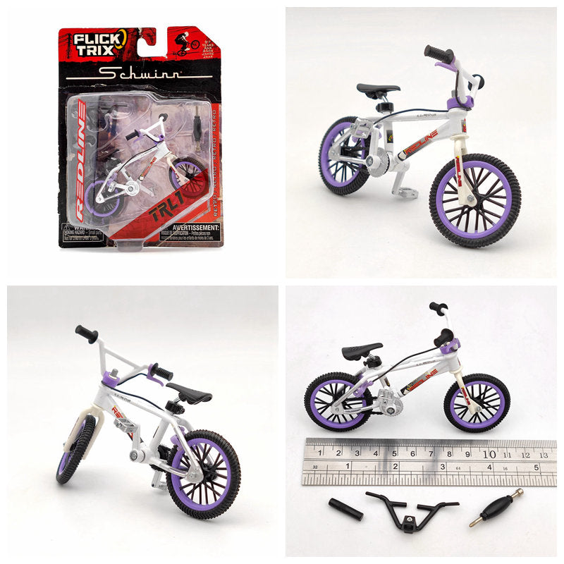 Premium Diecast Finger Bike FLICK TRIX - Miniature BMX Toy Bicycle Model for Kids & Collectors - Perfect Gift for Birthday, Party Favors & Desk Decor