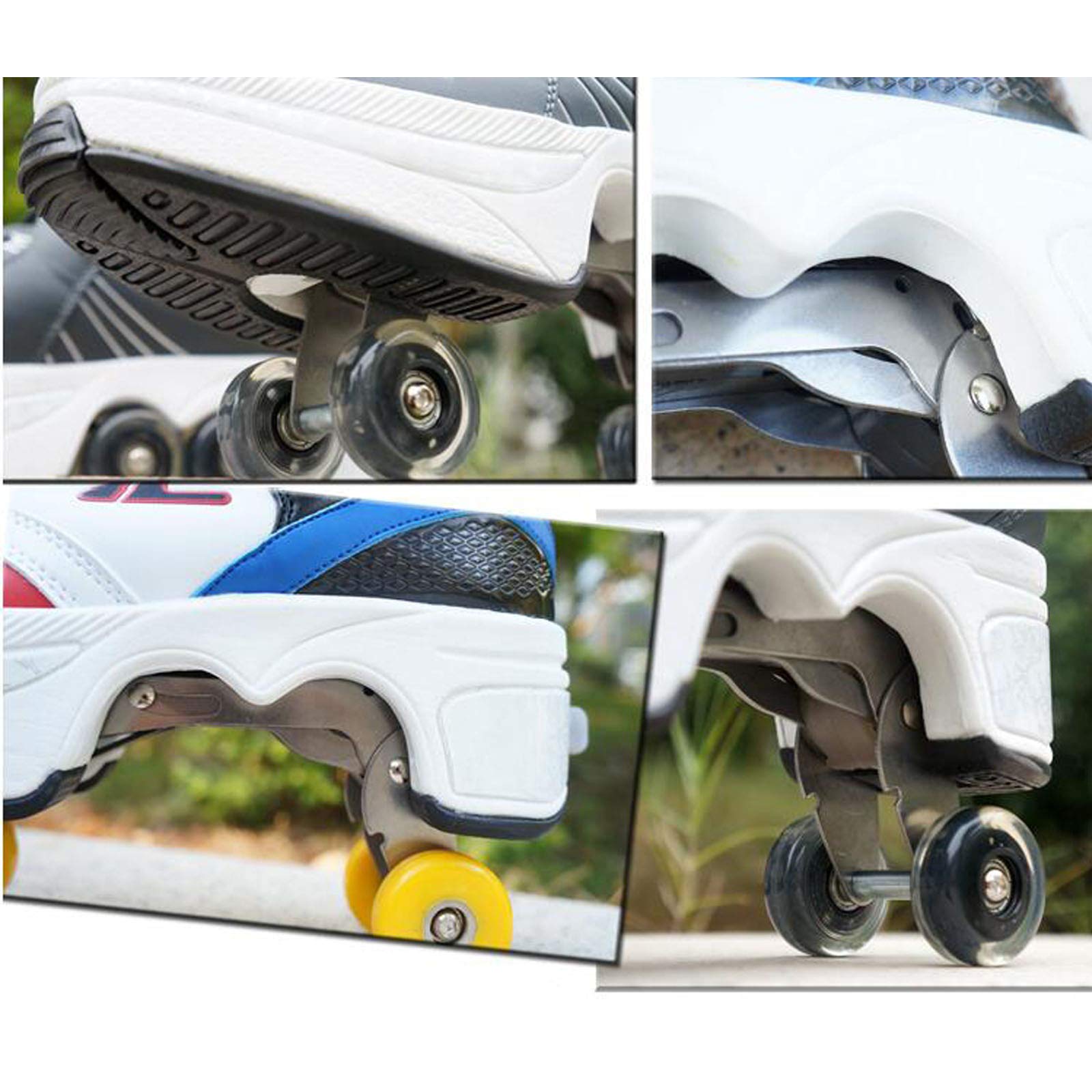Women's Outdoor Roller Skates - Quad Wheel Skating Shoes for Adults | Perfect for Park Trails, Rink Skating & Fitness Fun