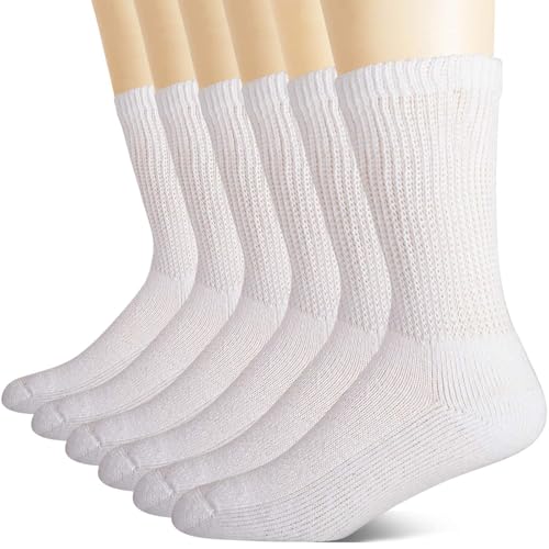 Crew/6 Pairs White 01