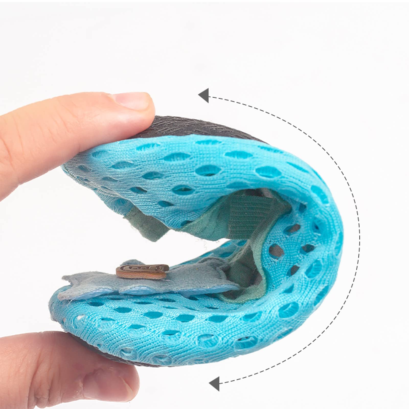 Kids Water Shoes for Toddlers - Lightweight Non-Slip Quick Dry Swim Shoes with Cartoon Design | Barefoot Beach & Pool Aqua Socks for Boys & Girls (Sky Blue, 12-15 Months) | Perfect for Beach, Pool, Water Parks & Summer Activities
