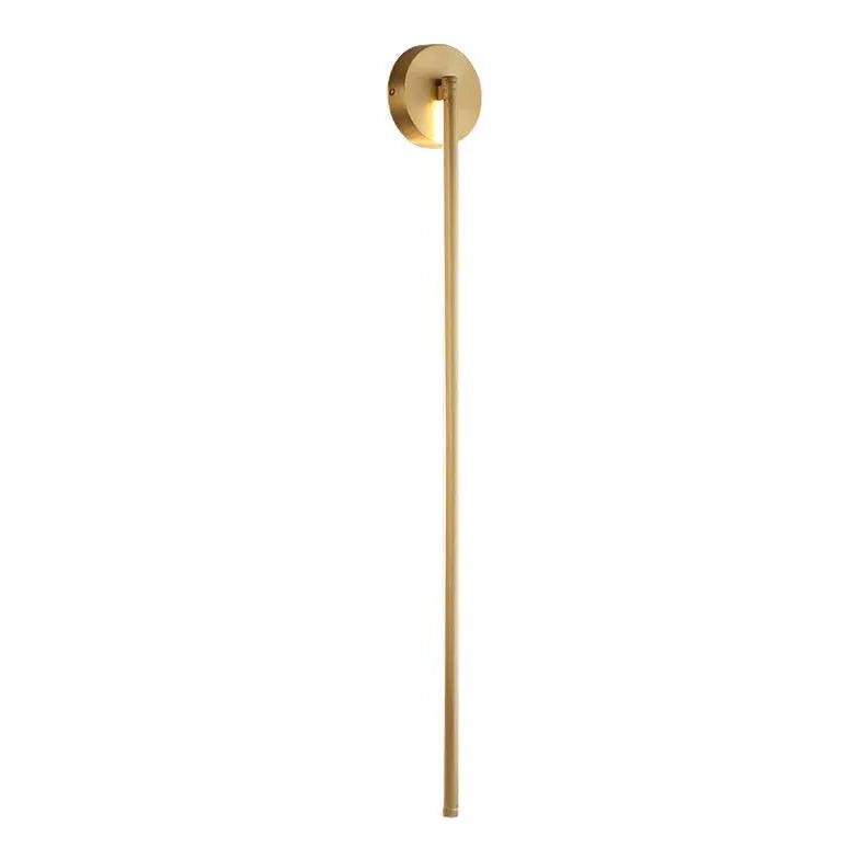 Nordic Style Gold LED Wall Light - Modern Minimalist Lighting for Living Room, Bedroom, and Hallway Decor