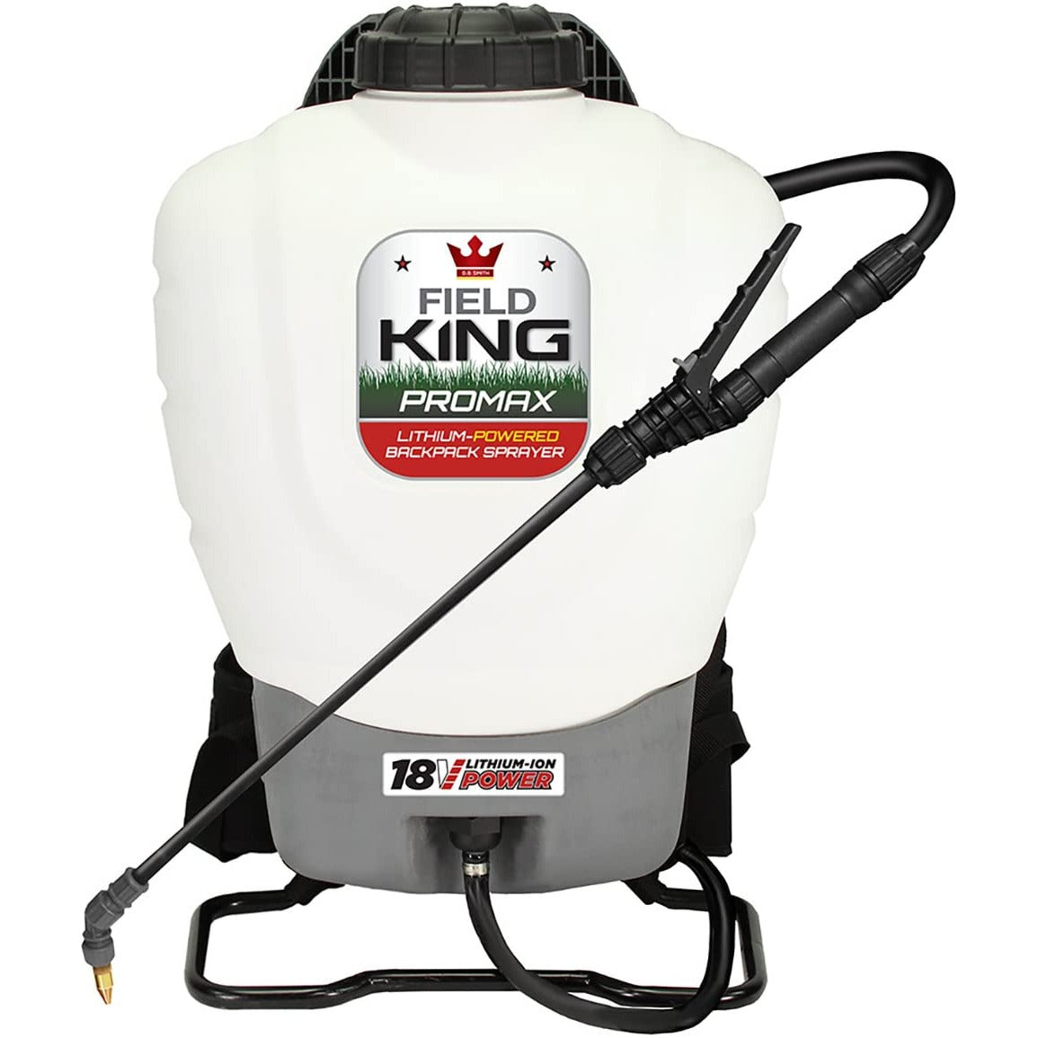 Field King 190515 4 Gallon Professional Battery Powered Backpack Sprayer - Ideal for Lawn Care, Pest Control & Agricultural Applications