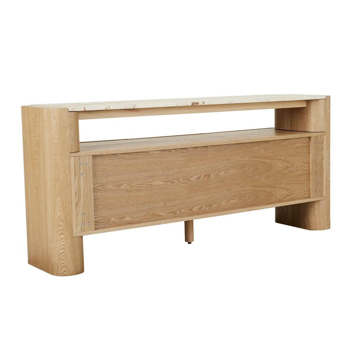 Premium Floyd Marble Buffet Table - Elegant Dining & Serving Furniture for Home, Restaurant & Events - Perfect for Entertaining, Buffets & Formal Gatherings