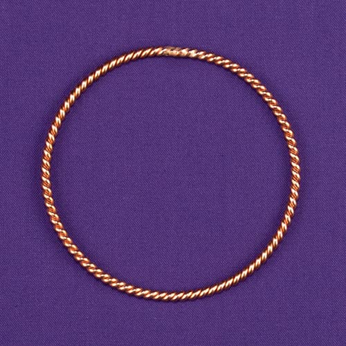 Sacred Cubit Plain Jane Light-Life Tensor Ring - Pure Copper Energy Healing Jewelry for Meditation, Reiki & Spiritual Balance