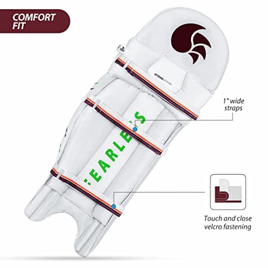 DSC Intense Attitude Cricket Batting Leg Guards - Premium Protective Gear for Cricket Players - Perfect for Practice, Matches & Training Sessions
