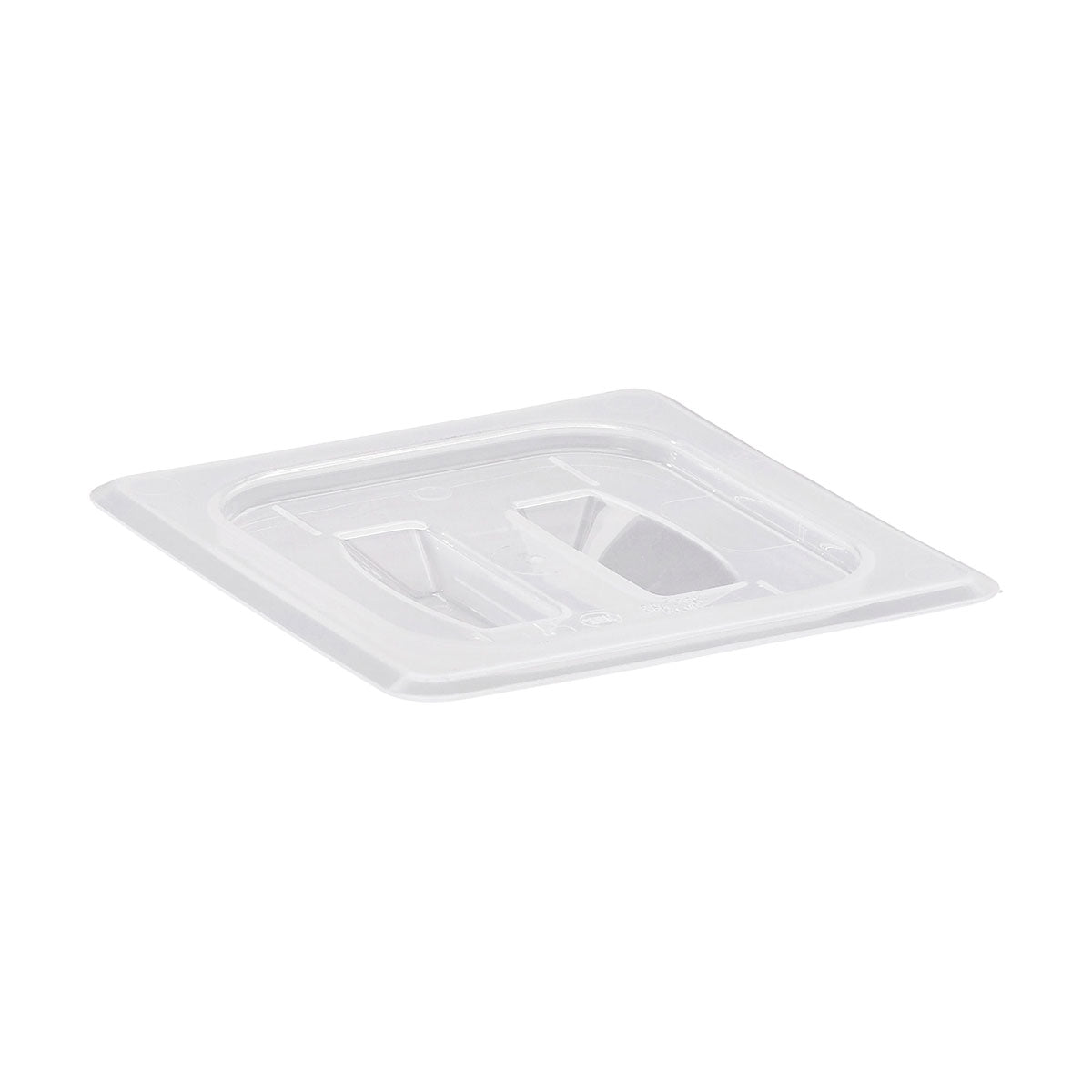 Cambro 60PPCH190 1/6 Size Translucent Food Pan Lid with Handle - Durable Plastic Cover for Commercial Kitchens, Catering & Food Storage