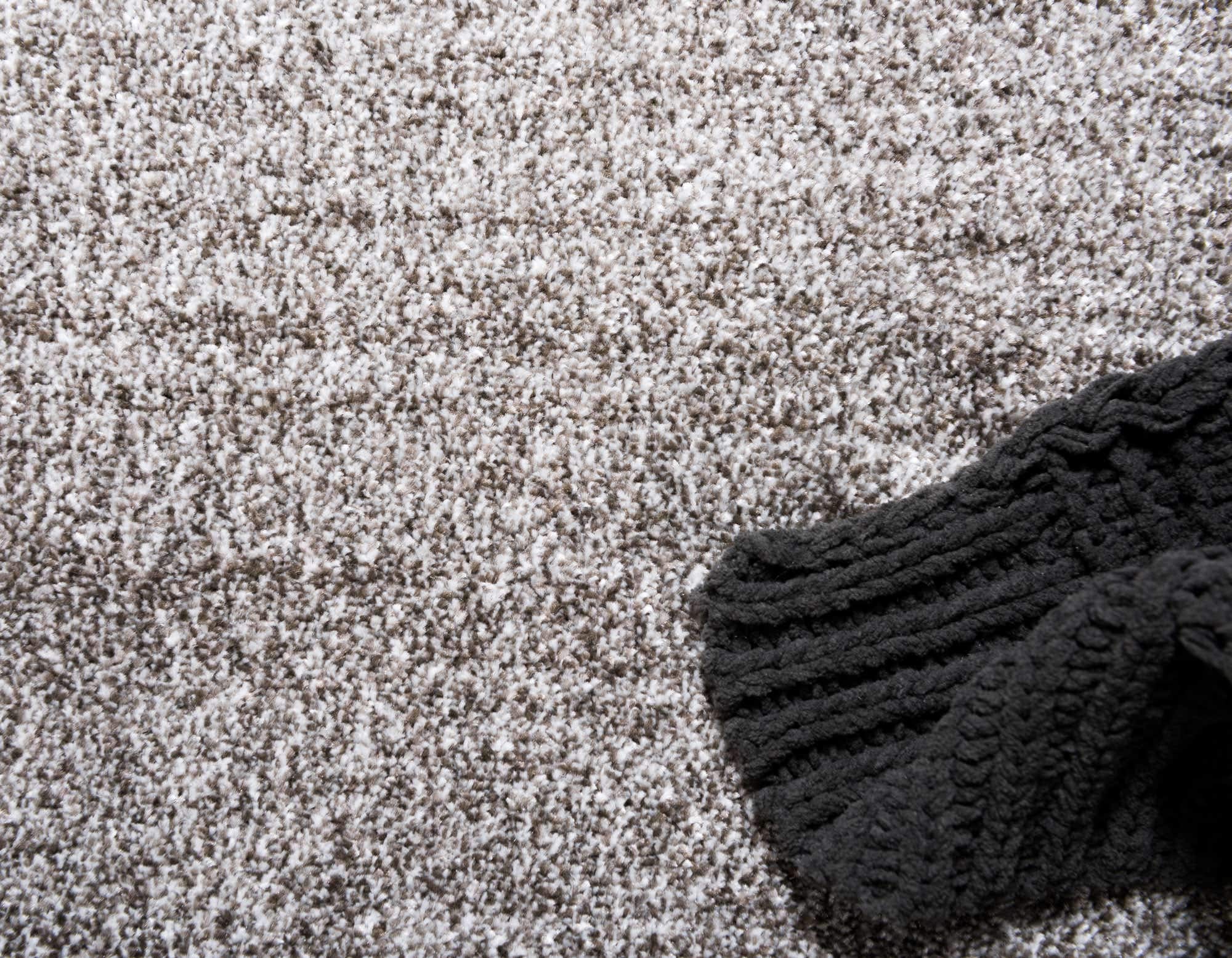 Unique Loom Del Mar Collection Area Rug - Abigail (9' x 12' Rectangle, Light Gray/Black) | Soft Modern Boho Rug for Living Room, Bedroom & Office | Machine Washable Non-Slip Rug