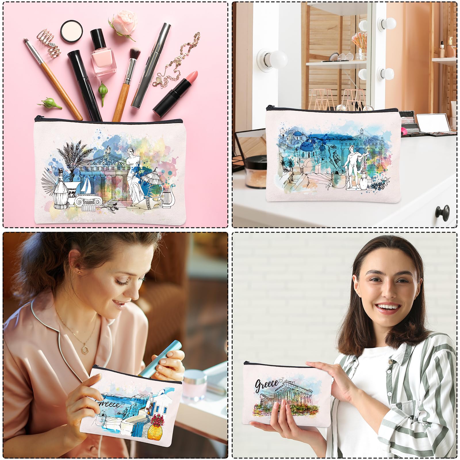 Authentic Greek Souvenirs & Travel Gifts - Santorini & Athens Themed Presents for Women & Friends | Perfect for Europe Trips, Home Decor & Greek Culture Lovers
