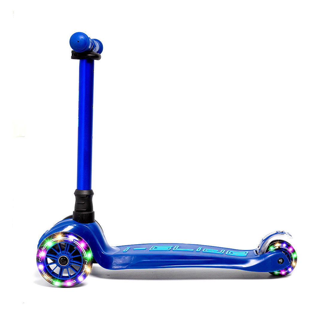 I Glide Kids 3 Wheel Scooter - Blue | Lightweight & Adjustable Kick Scooter for Boys & Girls Ages 3-8 | Perfect for Outdoor Play, Park Rides & Neighborhood Adventures