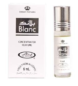 Al-Rehab Blanc Perfume Oil - 6ml (0.2 oz) Roll-On Fragrance, 3-Pack Set for Women & Men - Perfect for Travel, Gifts & Everyday Wear