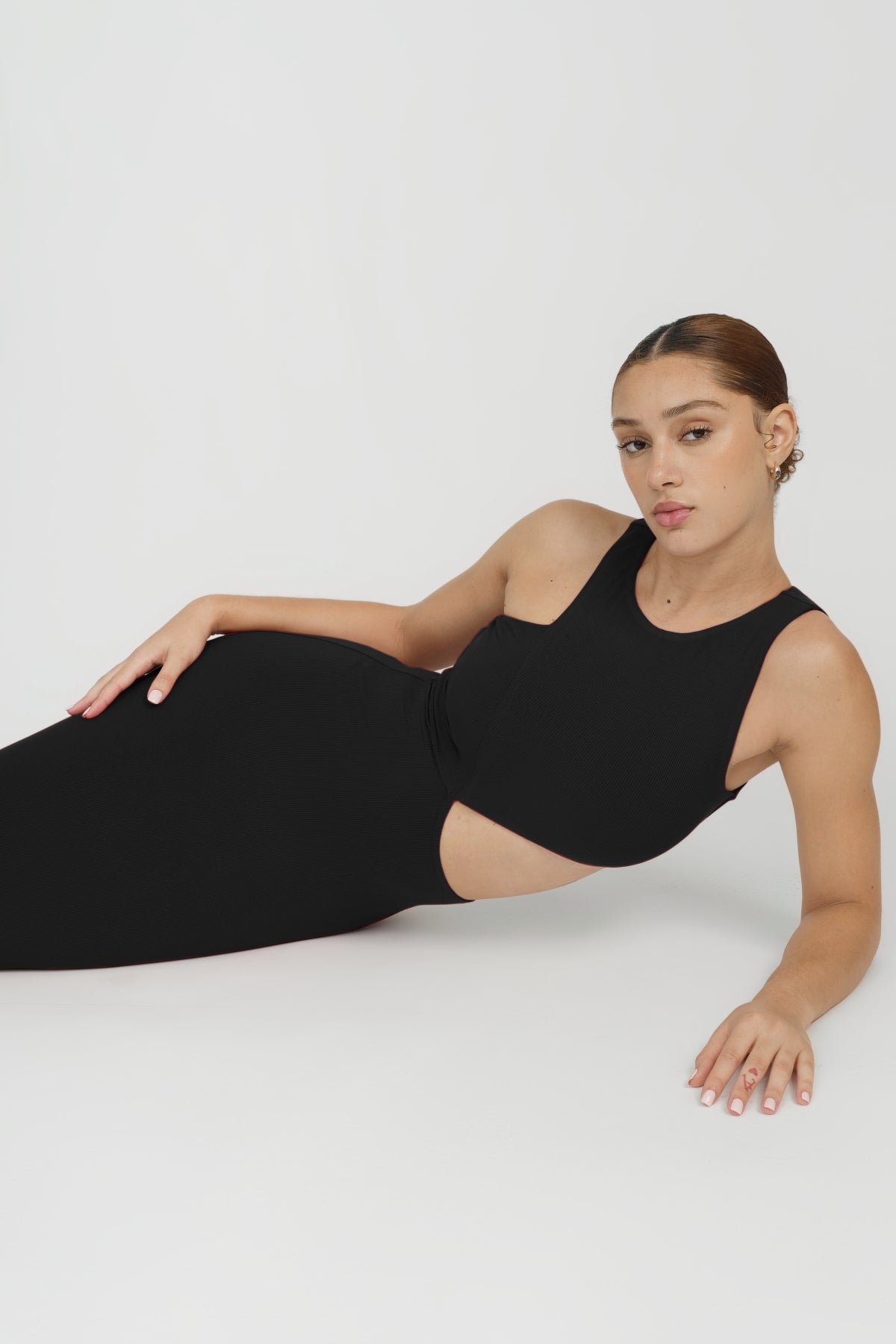 Lottie Maxi Dress for Women - Flowy Long Summer Dress with Pockets - Jet Black | Perfect for Beach Vacations, Date Nights & Casual Outings
