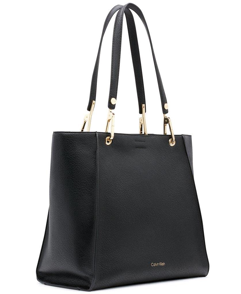 Calvin Klein Reyna North/South Tote Bag for Women - Stylish Leather Handbag for Work, Travel & Everyday Use
