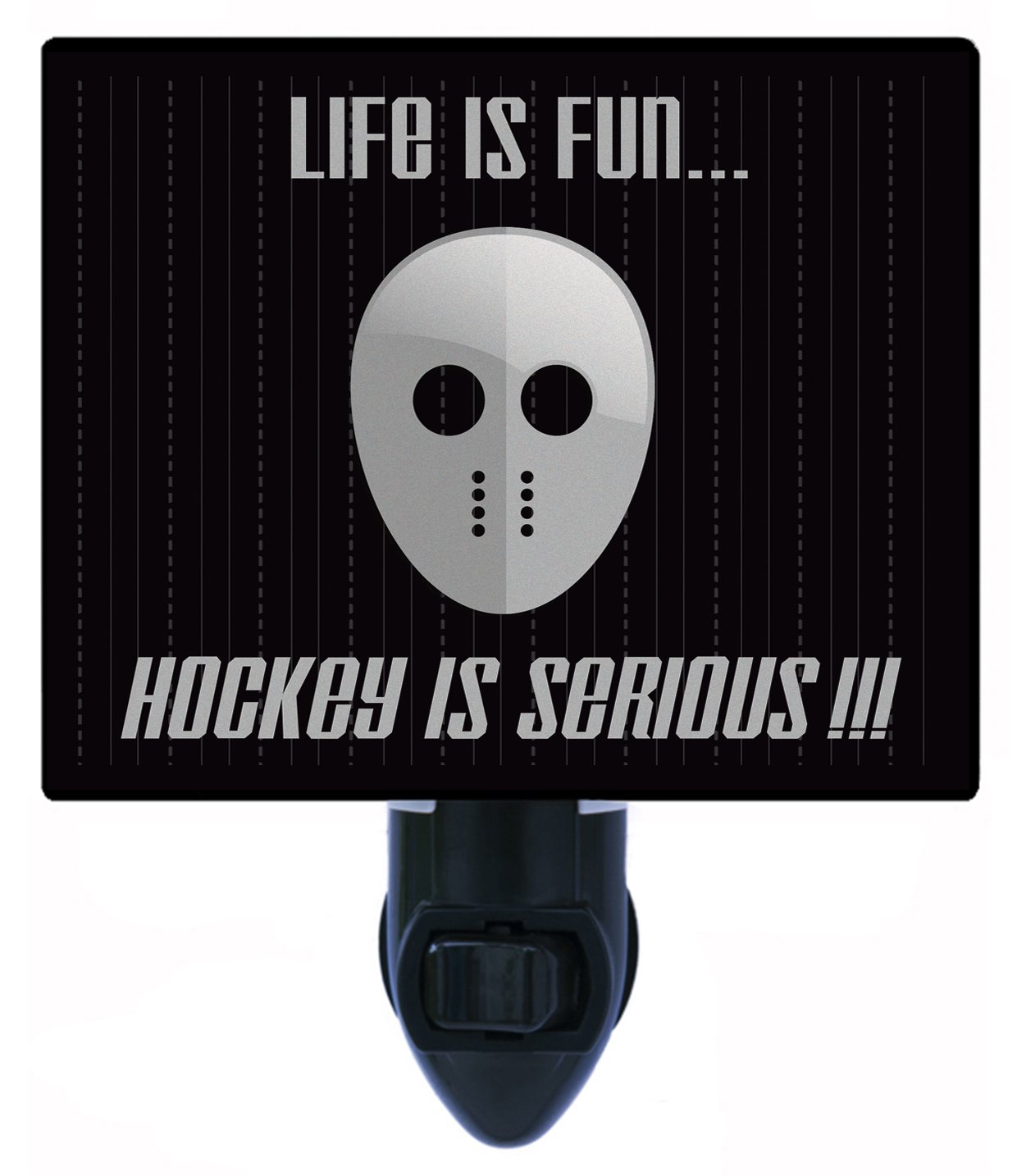Hockey Night Light - LED Sports Night Light for Kids & Adults - Perfect for Bedroom, Nursery, Game Room & Hockey Fan Gifts