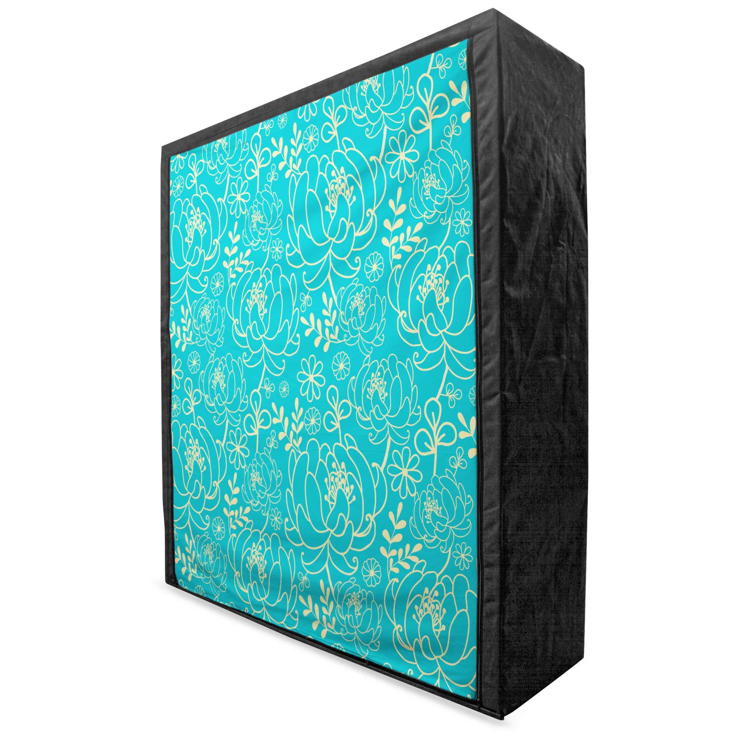 Ambesonne Portable Fabric Wardrobe with Shelves - 59