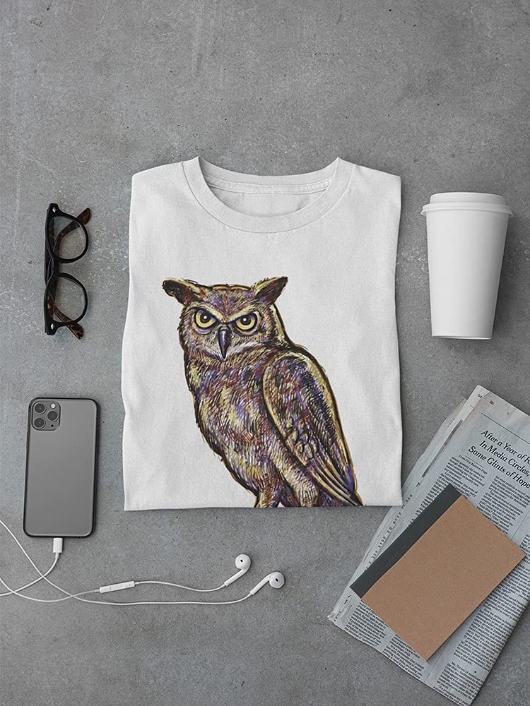 Stylish Owl Graphic T-Shirt for Men in Yellow - Casual Wear, Street Fashion & Everyday Outfits
