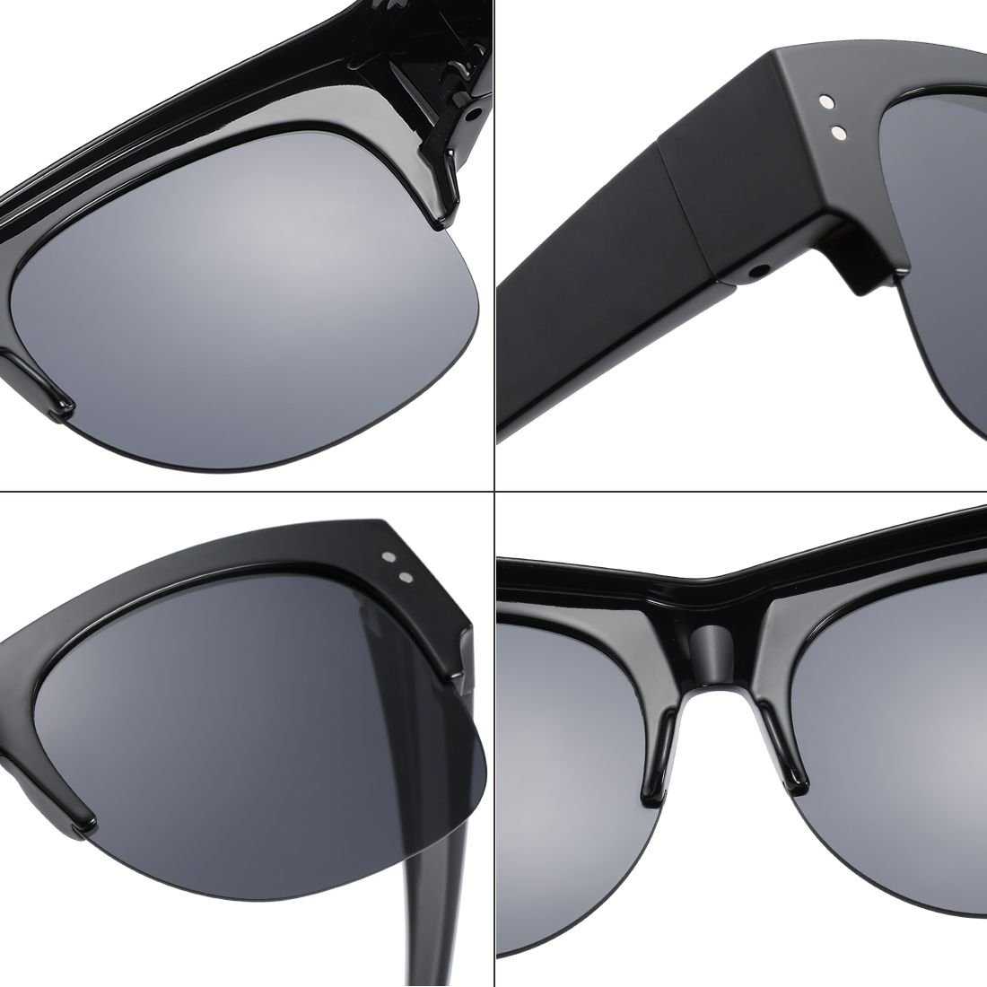 CAXMAN Polarized Fit Over Glasses Sunglasses for Men & Women - 100% UV Protection - Perfect for Driving, Fishing & Outdoor Activities