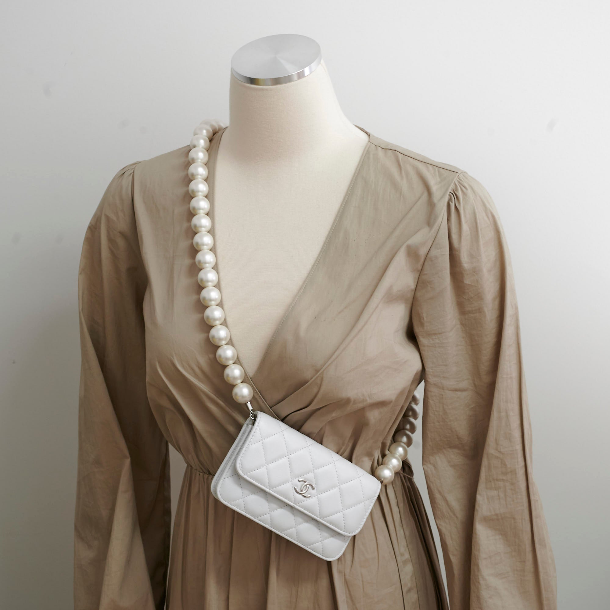 Chanel Pearl Crossbody Bag White 31 Series - Luxury Designer Handbag for Women | Perfect for Parties, Dates & Special Occasions