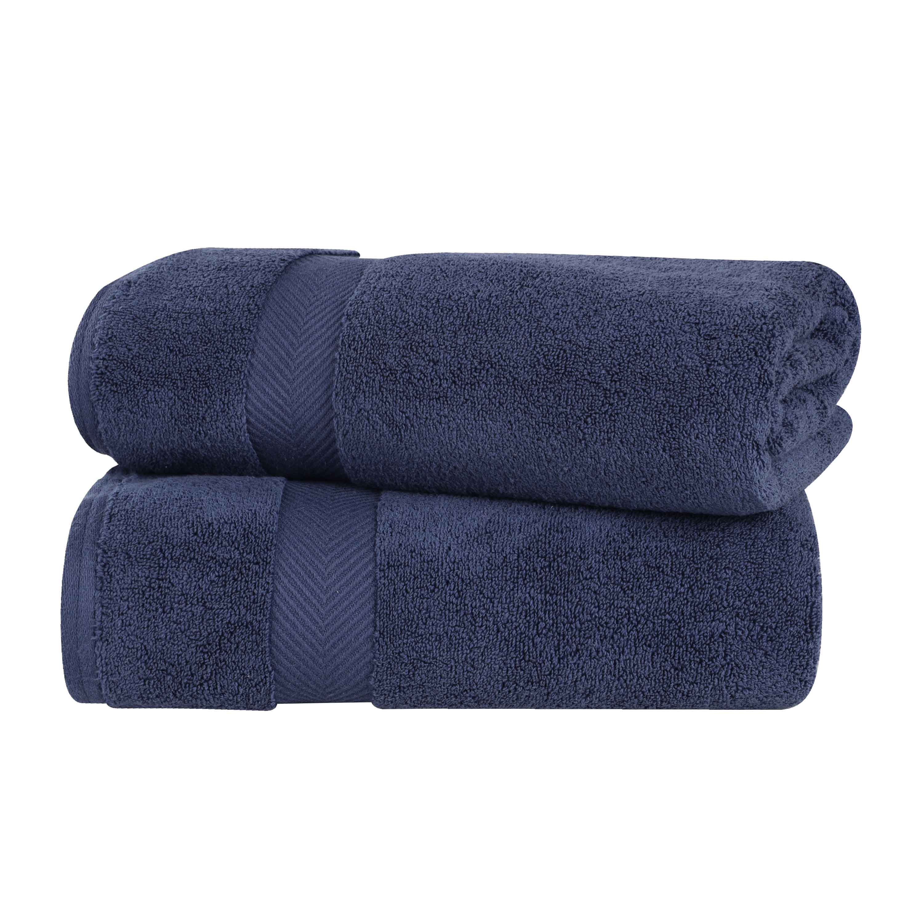 Premium Cotton Zero Twist 2-Piece Bath Sheet Towel Set - Ultra Soft & Absorbent for Spa, Bathroom & Beach Use
