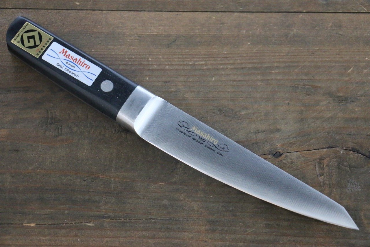 Masahiro Molybdenum Honesuki Boning Knife 150mm - Professional Japanese Kitchen Knife for Poultry & Meat Deboning, Perfect for Chefs & Home Cooks