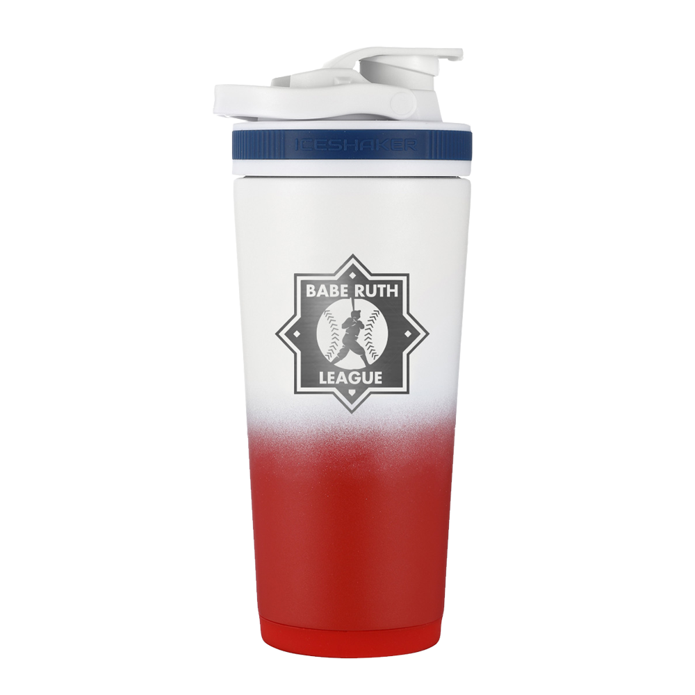 Babe Ruth League 26oz Protein Shaker Bottle - Premium Sports Water Bottle for Gym, Baseball & Workouts - Leakproof & Durable Fitness Drink Container