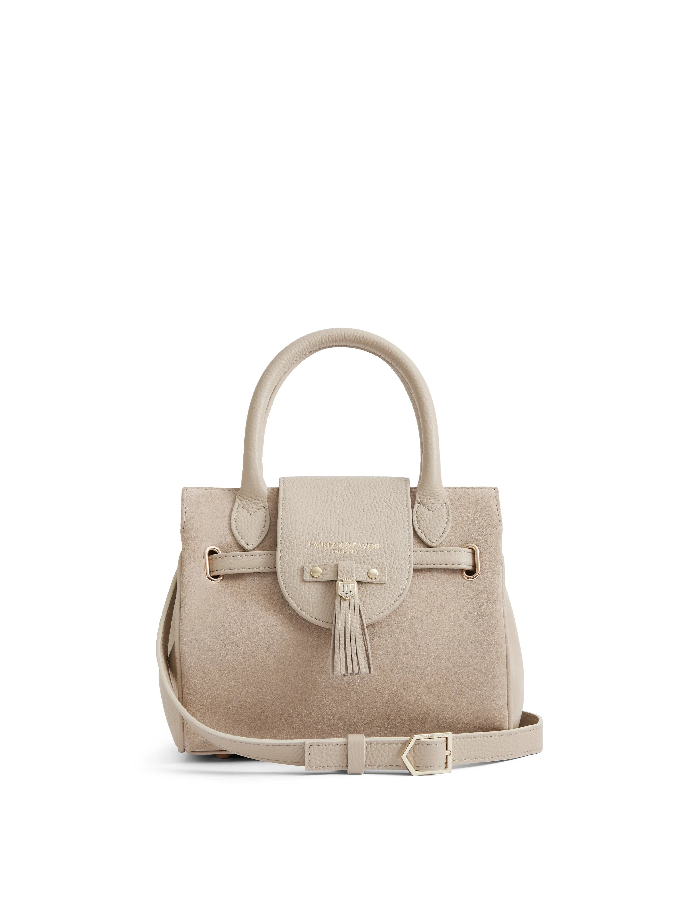 Stylish Mini Windsor Handbag in Elegant Stone Color - Perfect for Work, Travel & Evening Events
