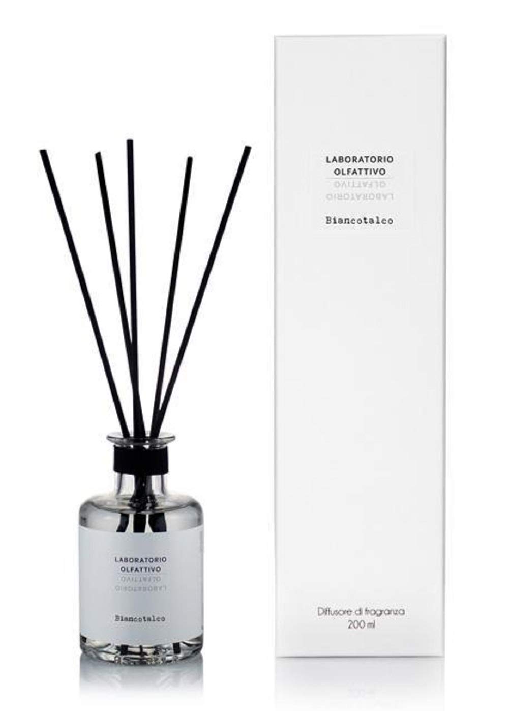 Biancotalco (White Talc) Home Fragrance Room Diffuser - Long Lasting Aromatherapy Essential Oil Diffuser for Bedroom, Living Room & Office Relaxation
