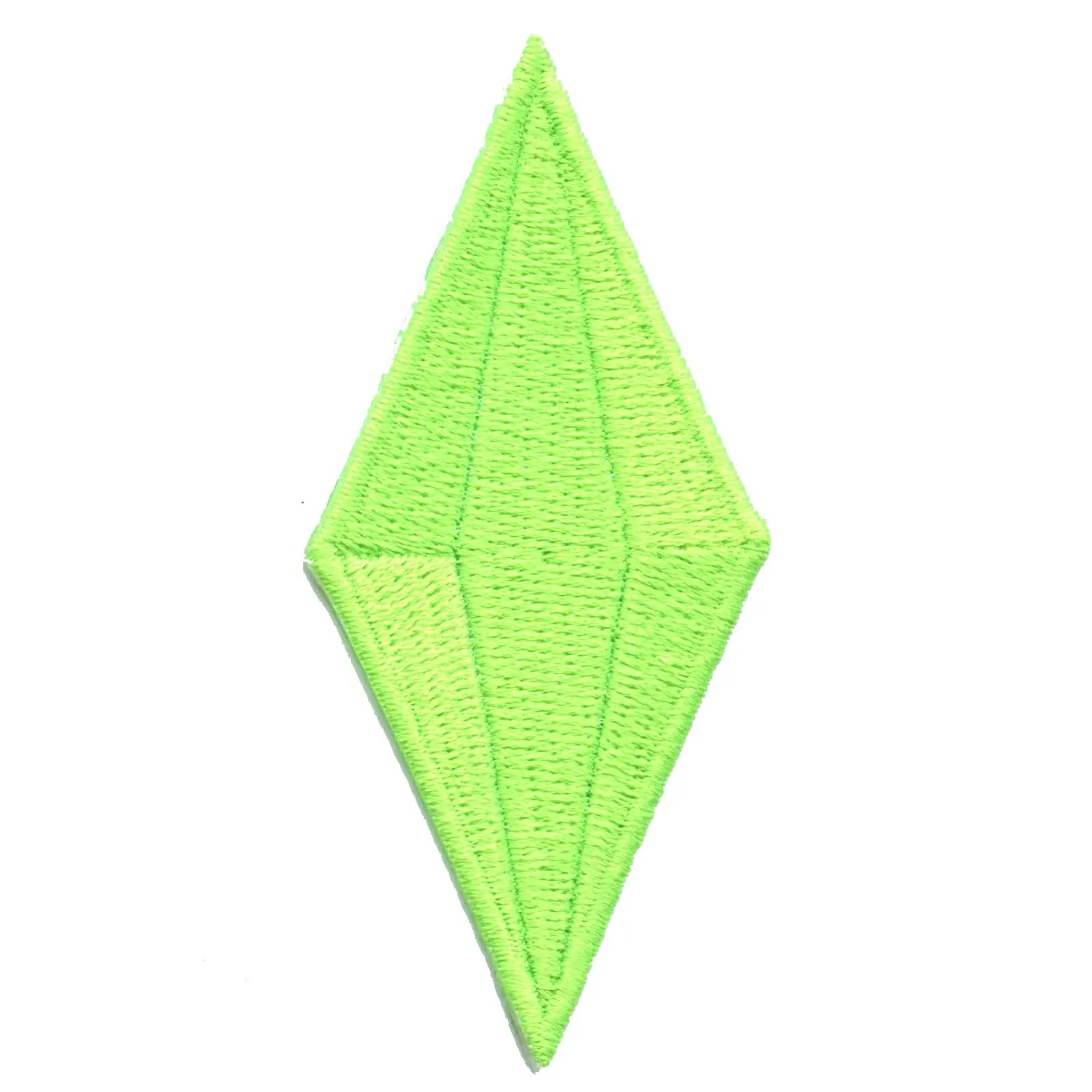Green Jewel Patch Gem Embroidered Iron On for DIY Clothing & Accessories - Perfect for Jackets, Hats, Bags & More