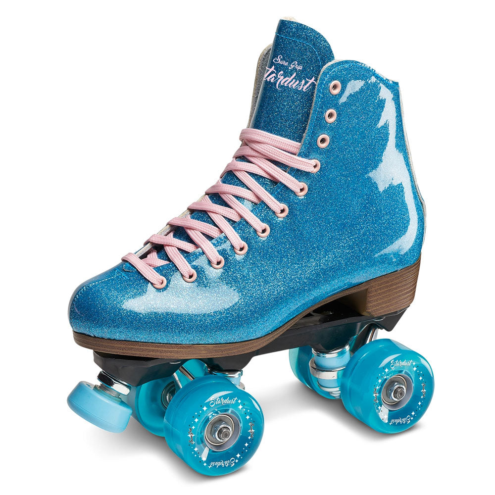 Sure Grip Stardust Roller Skates for Women & Men - Quad Outdoor/Indoor Skates with Light-Up Wheels - Perfect for Rink, Park & Street Skating