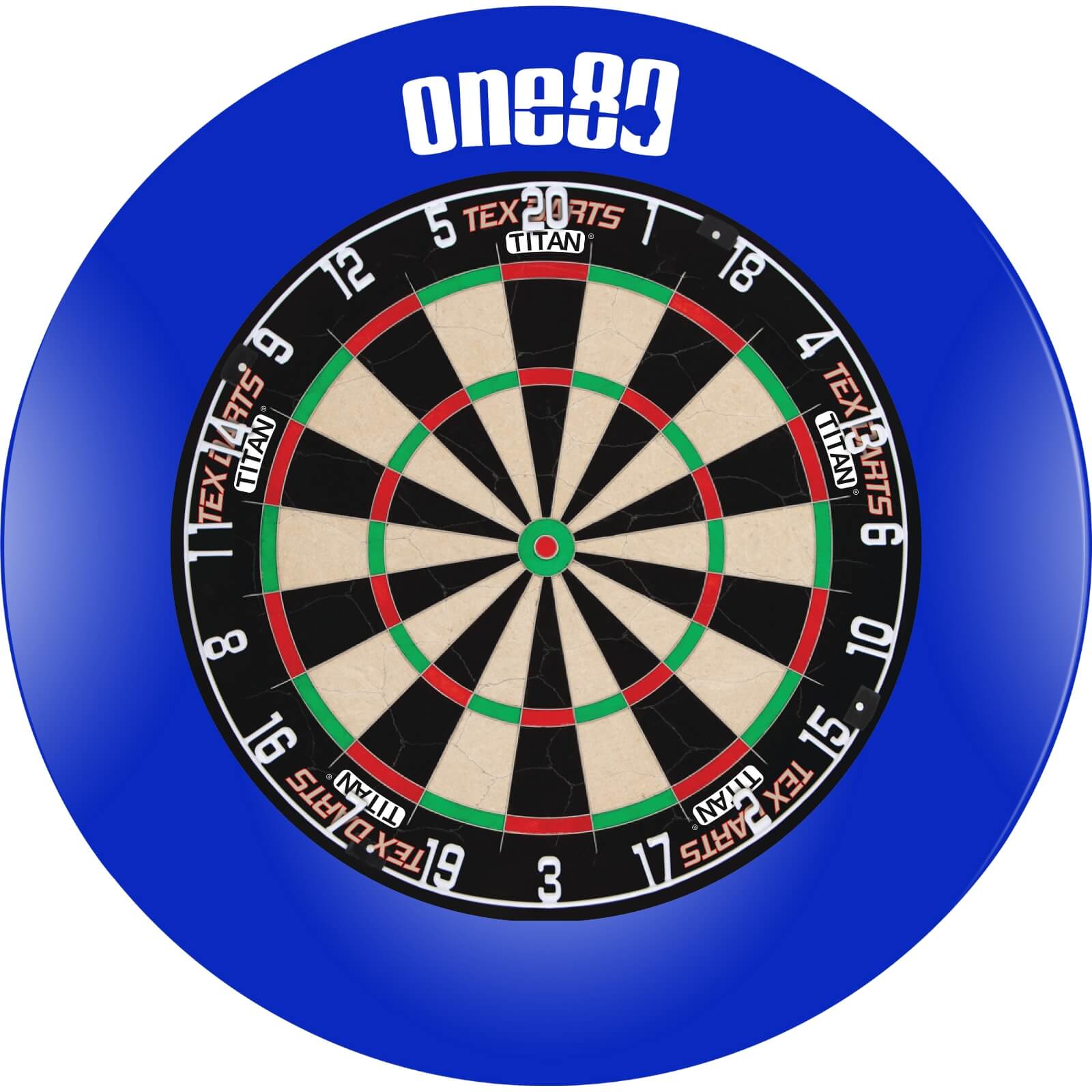 One80 Printed Dartboard Surround & Dartboard Bundle - Premium Dartboard Set for Home & Pub - Perfect for Game Rooms, Bars, and Recreational Play