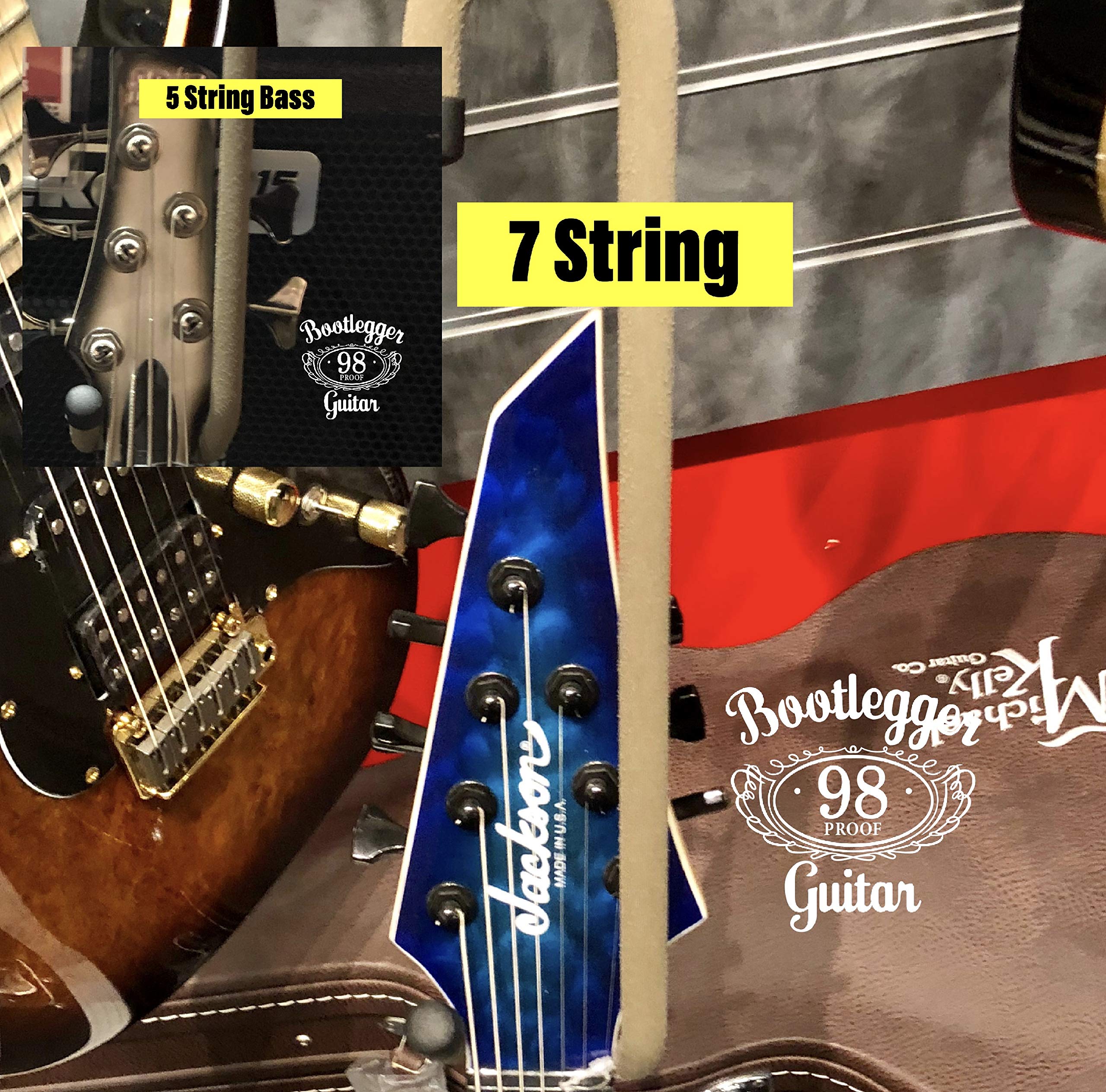 Bootlegger Guitar ONE No-Slip Padded Metal Closet Hanger - 12